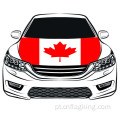Bandeira do capô do carro da Copa do Mundo Canadá Bandeira do capô do carro de 100 * 150 cm